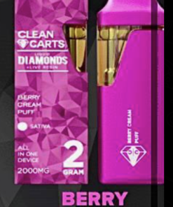 Berry Cream Puff Clean Carts Disposable (SATIVA) available for sale at affordable prices buy Berry Cream Puff Clean Carts Disposable (SATIVA) in bulk