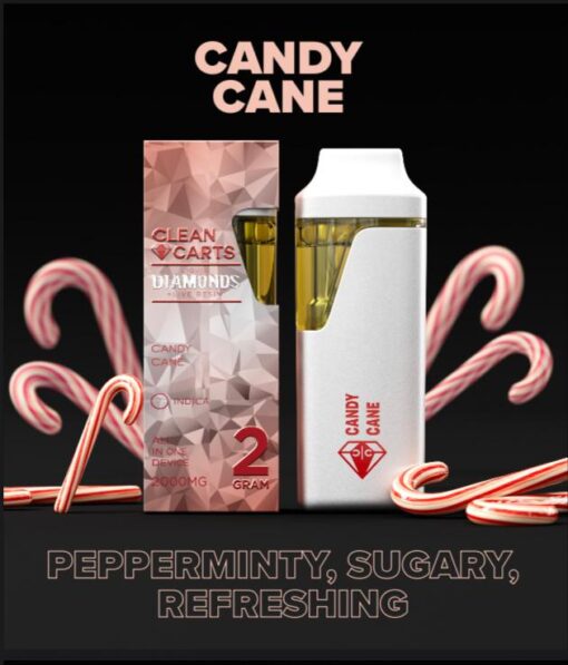 Candy Cane Clean Carts Disposable (indica) available for sale at affordable prices buy Candy Cane Clean Carts Disposable (indica) in bulk
