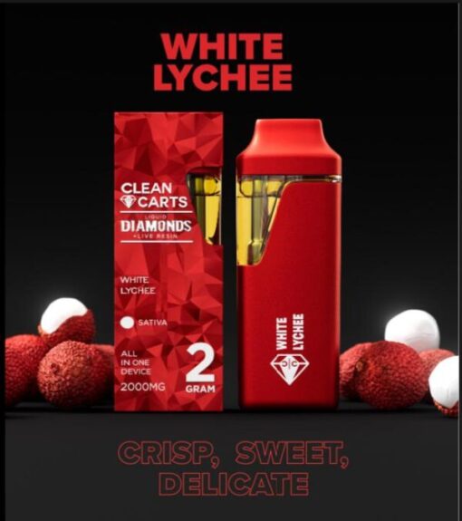 White Lychee Clean Carts Disposable (sativa) available for sale at affordable prices buy White Lychee Clean Carts Disposable (sativa) in bulk
