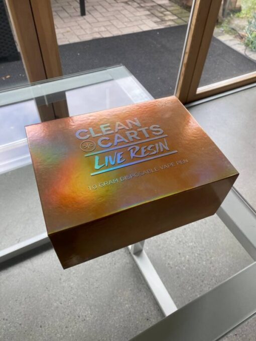 Clean Carts Live Resin 1Gram Disposable available for sale in stock at affordable prices buy Clean Carts Live Resin 1Gram Disposable in bulk at best discount prices