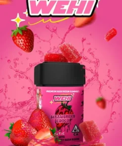 WeHi Strawberry Cough 300mg Gummies available for sale in stock at affordable prices buy WeHi Strawberry Cough 300mg Gummies in bulk at best discount prices