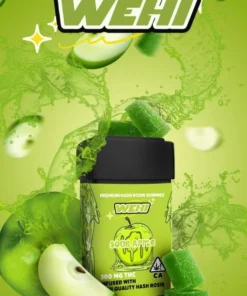 WeHi Sour Apple 300mg Gummies available for sale in stock at affordable prices buy WeHi Sour Apple 300mg Gummies in bulk at best discount prices