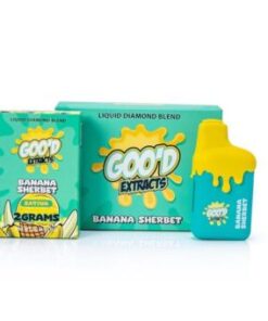 Goo’d extracts 2g Banana sherbet disposable available for sale in stock at affordable prices buy in bulk at best discount prices