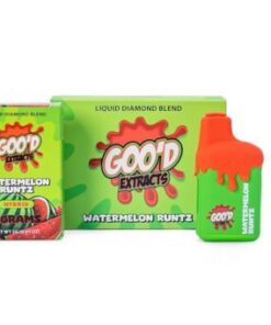 Goo’d extracts 2g watermelon runtz disposable available for sale in stock at affordable prices buy in bulk at best discount prices