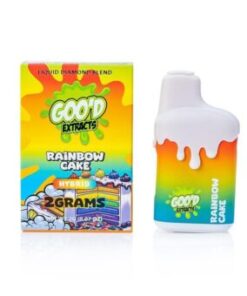 Goo’d extracts 2g Rainbow Cake disposable available for sale in stock at affordable prices buy in bulk at best discount prices