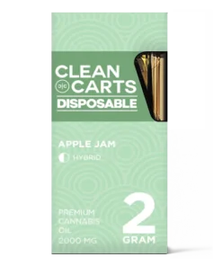 Clean Carts Disposable Apple Jam 2G available for sale in stock at affordable prices buy Clean Carts Disposable Apple Jam 2G in bulk at best discount prices