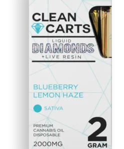 Clean Carts Disposable Blueberry Lemon Haze 2G available for sale in stock at affordable prices buy in bulk at best discount prices