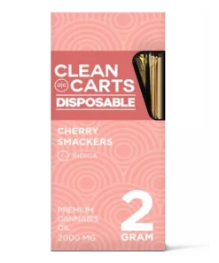 Clean Carts Disposable CHERRY SMACKERS 2G available for sale in stock at affordable prices buy in bulk at best discount prices