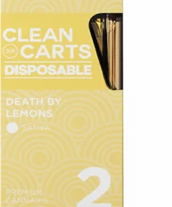 Clean Carts Disposable DEATH BY LEMONS 2g available for sale in stock at affordable prices buy in bulk at best discount prices