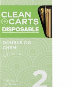 Clean Carts Disposable DOUBLE OG CHEM 2g available for sale in stock at affordable prices buy in bulk at best discount prices