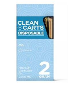 Clean Carts Disposable OG 2g available for sale in stock at affordable prices buy Clean Carts Disposable OG 2g in bulk at best discount prices